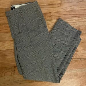 J. Crew Women’s Classic Gray Checkered Pants